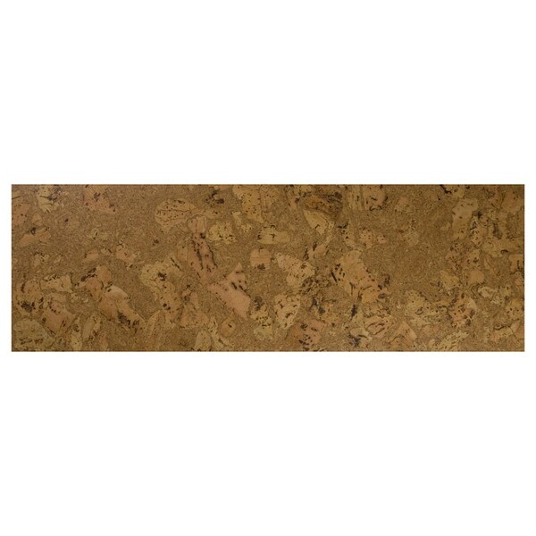 Sierra Cork Floating Floor tile, light tan color with bigger chunks and swirls